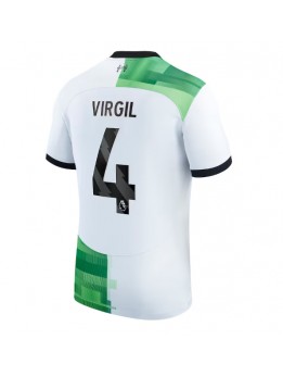 Liverpool Virgil van Dijk #4 Replika Borta Kläder 2023-24 Kortärmad